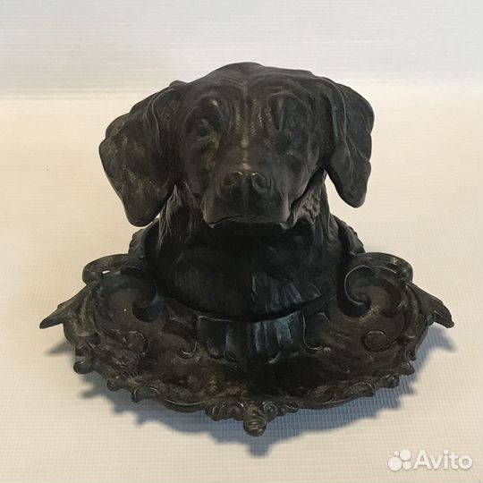 Чугунная чернильница 