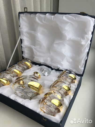 Набор бокалов для виски со штофом