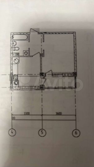 1-к. квартира, 36 м², 5/9 эт.