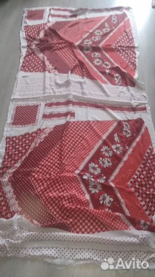 Ткань СССР и современная, пряжа, остатки и большие