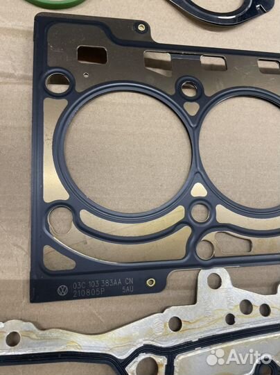 Комплект прокладок 1.4tsi CAVa, CAXa, BMY, ctha