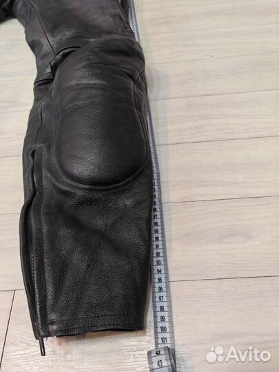 Мотоштаны мужские кожаные