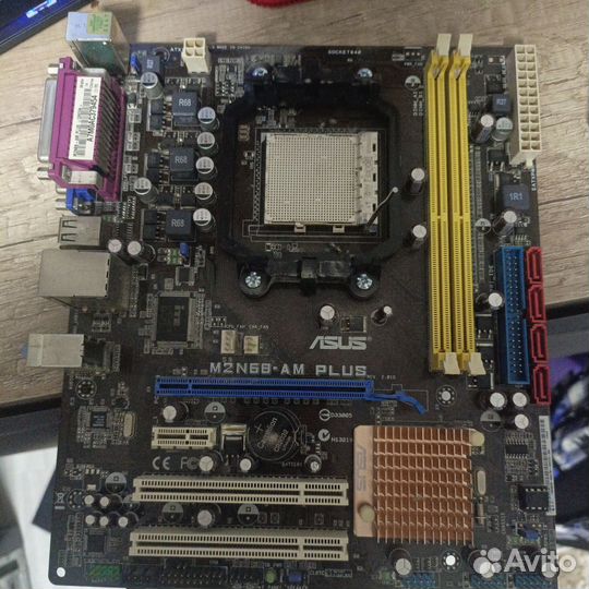 Материнская плата asus M2N68-AM plus