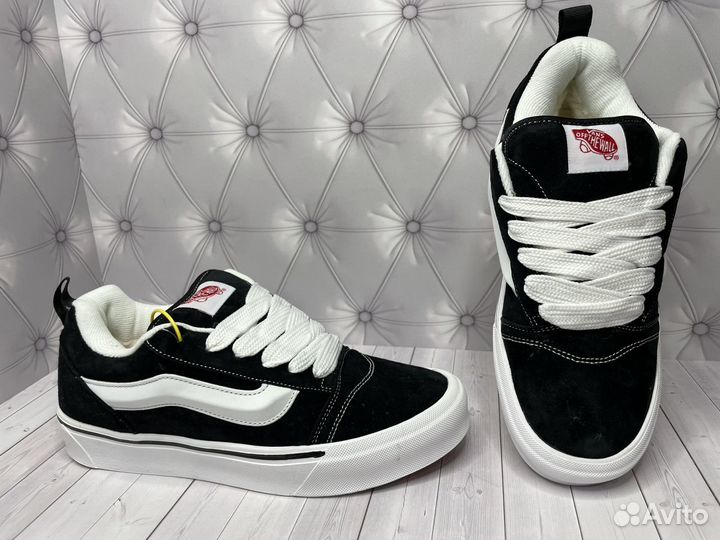 Кроссовки vans knu skool дутыши Зимние