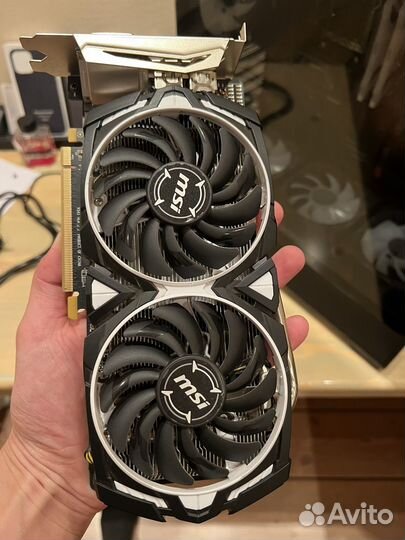 Видеокарта Msi Armor Amd radeon rx 570 8gb OC