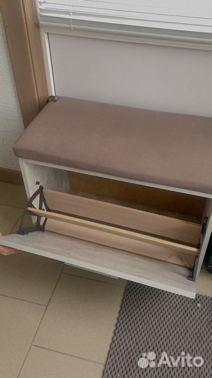 Обувница + пуфик на входную группу