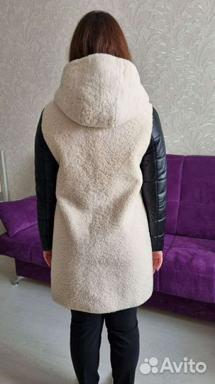 Дубленка натуральная женская р44- 46