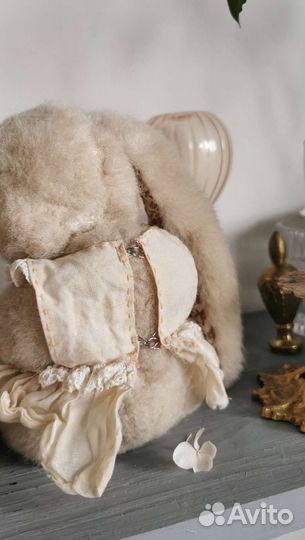 Винтажная плюшевая игрушка ручная работа
