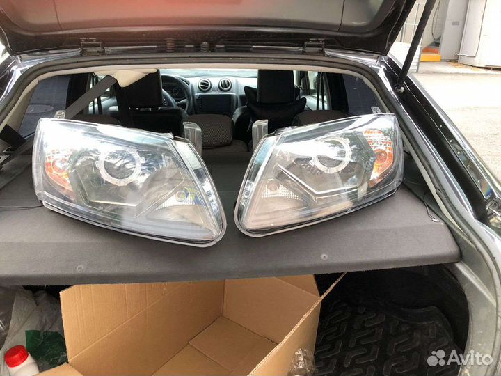 Фары гранта Bi led в линзе под Fl