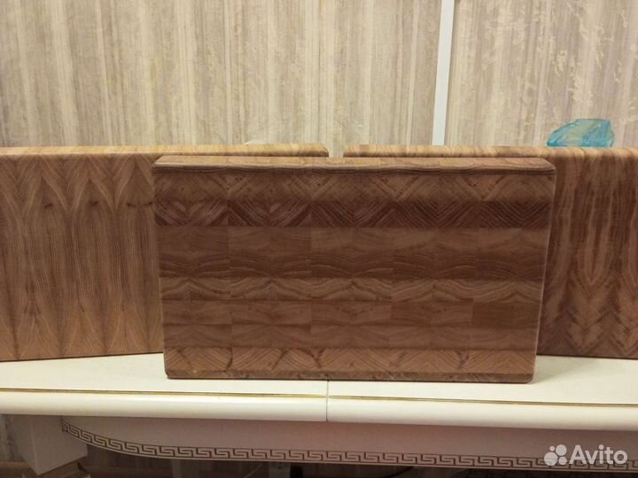 Торцевая разделочная доска из дуба