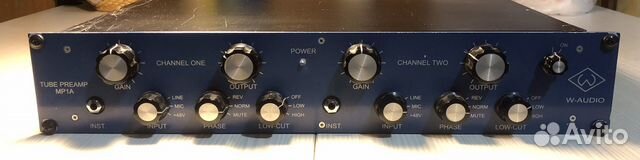 W-audio tube preamp MP1A -2 chanel ламповый преамп купить в Москве ...