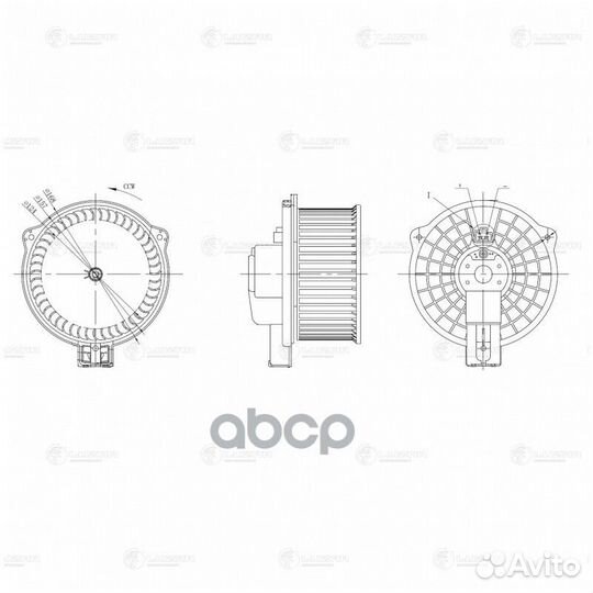 Мотор печки mazda 6 (07) /CX-5 (11) /3 (14)