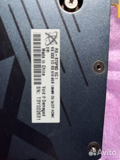 Видеокарта XFX AMD Radeon RX 570