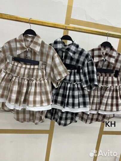 Костюм женский рубашка и юбка