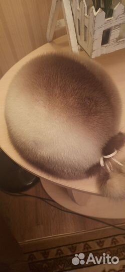 Берет женский норковый