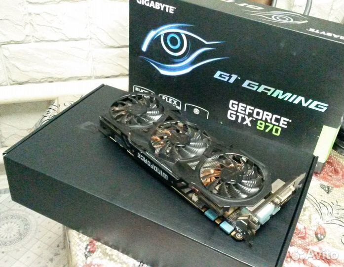 Видеокарта gigabyte GeForce GTX 970 G1 gaming 4Gb