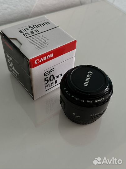 Объектив canon 50mm 1 8