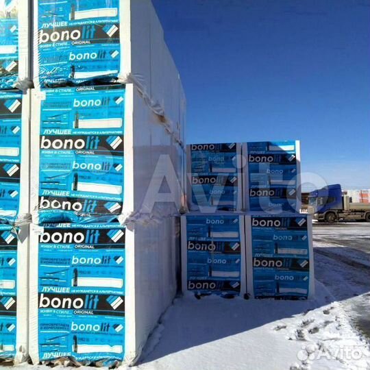 Газобетон Бонолит. Пеноблоки