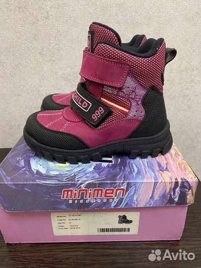 Ботинки для девочки Minimen 29 размер