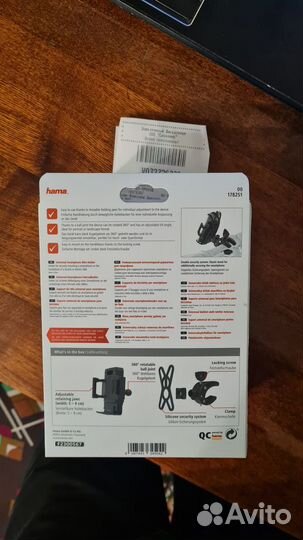 Держатель Hama Bike Holder 00178251 для смартфонов