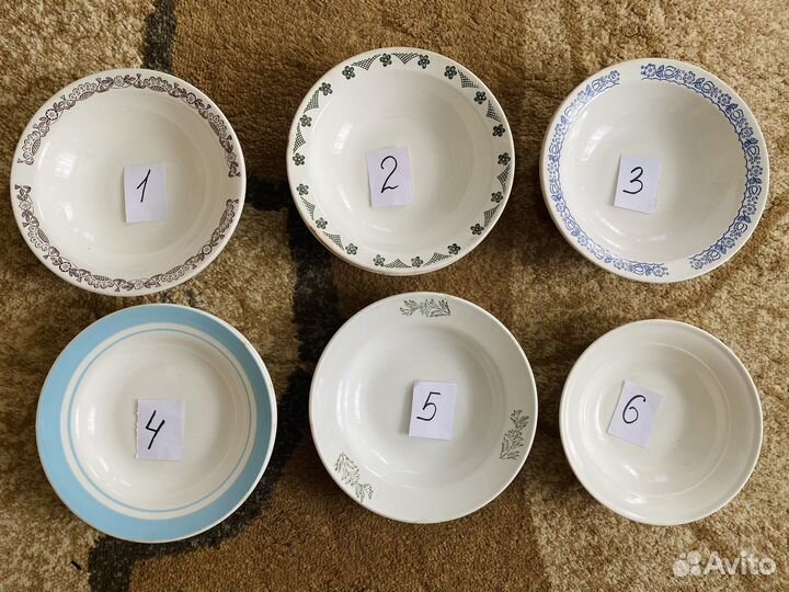 Тарелки суповые СССР