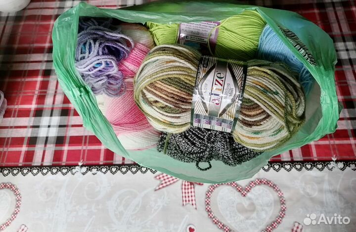 Пряжа для вязания пакетом