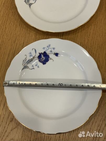 Десертные тарелки дулево