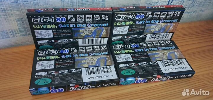 Аудиокассеты новые запечатанные sony GIG-1