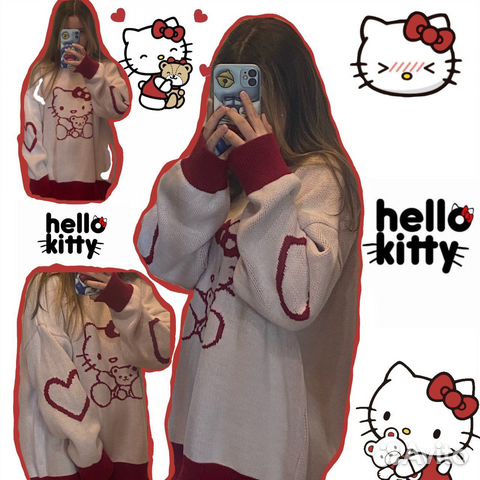 Свитер hello kitty