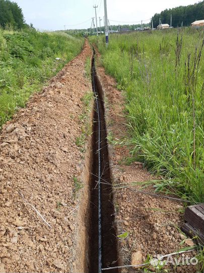 Копка траншей вручную