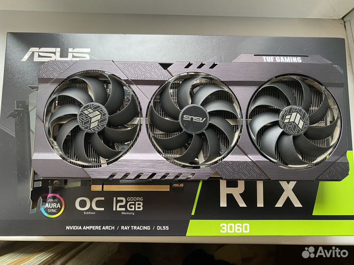 Видеокарта rtx 3060 asus TUF