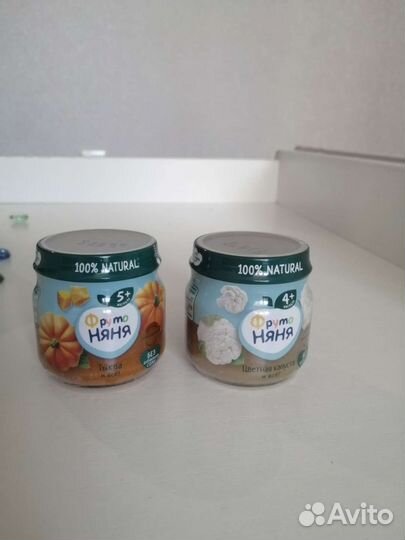 Детское овощное пюре фрутоняня