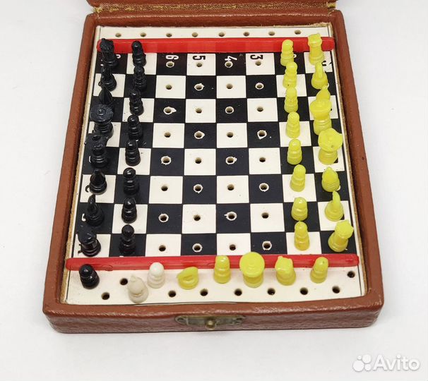 Шахматы дорожные СССР Ленинград (+запасные фигуры)