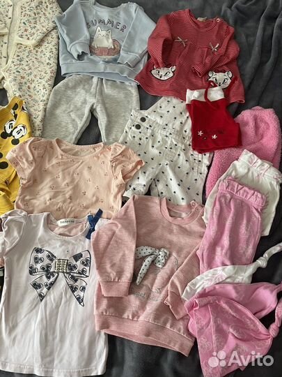 Пакет фирменной одежды для девочки 74-80