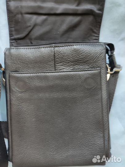 Сумка - планшет мужская из натуральной кожи