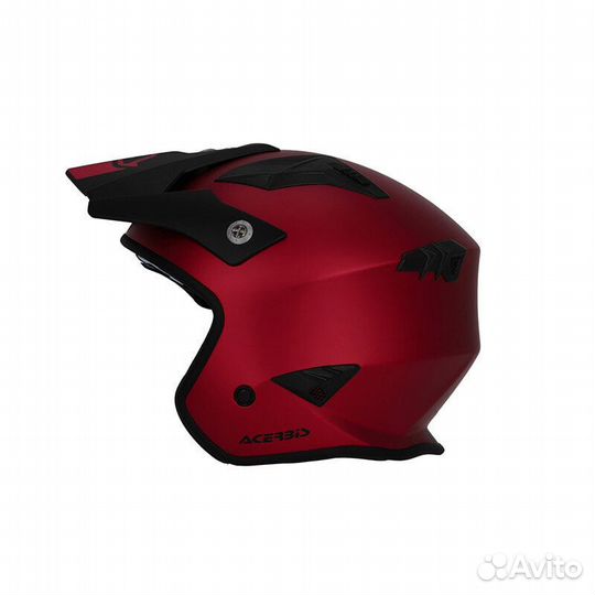 Acerbis Jet Aria 2206 Metallic Мотошлем Red Красны