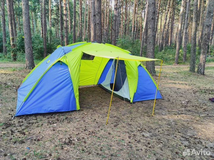 Палатка 2х комнатная 4 места