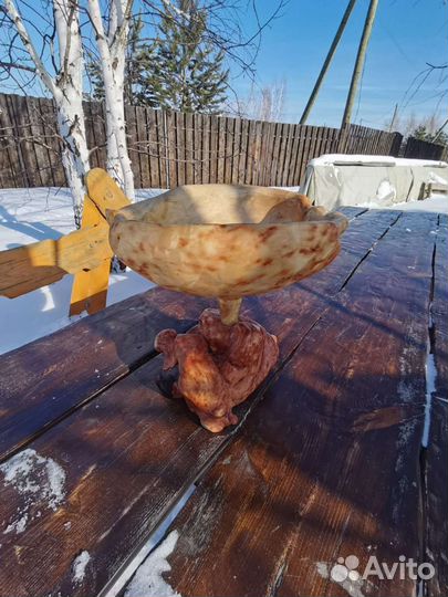 Конфетница и фруктовница из березового капа