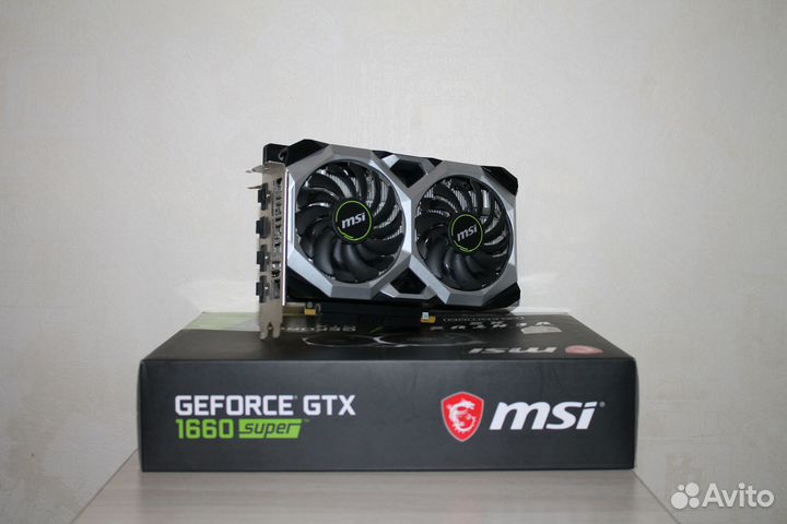 Видеокарта MSI GTX 1660 super ventus XS OC