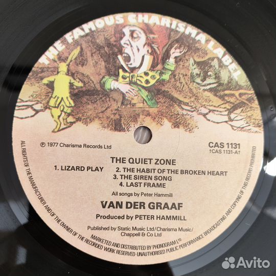 Van Der Graf Generator - The Quite Zone 1977 UK Ch