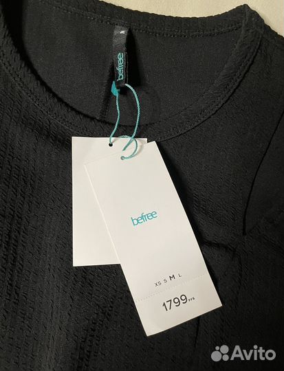 Черное платье новое befree