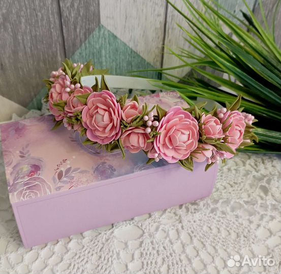 Ободки, повязки, заколки, резинки, венки