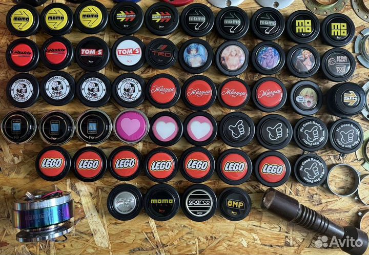 Кнопки для спорт руля, деревянного руля