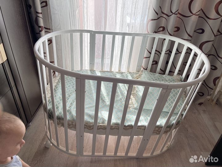 Детская кроватка трансформер 6в1