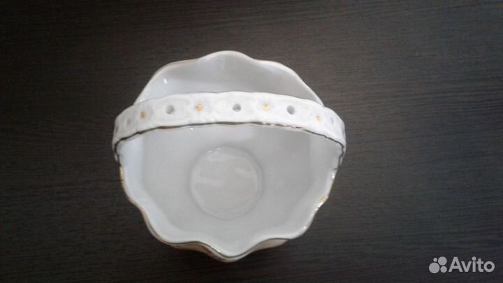 Конфетница (новая), фарфор, винтаж