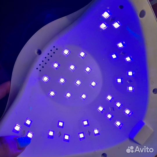 Лампа и гель лаки набор