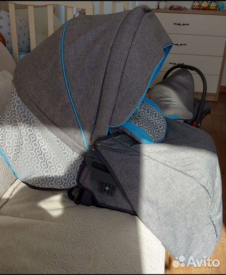 Коляска Tutis (3 в 1) + подушка для беременных