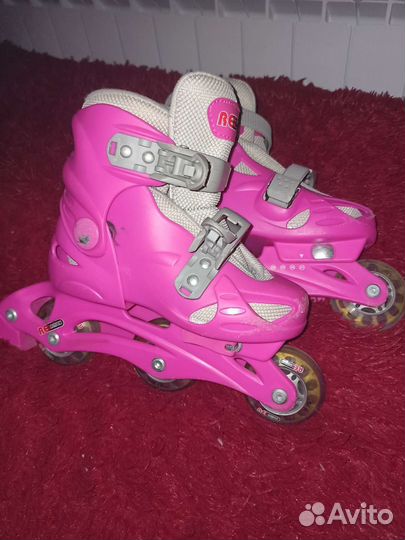 Роликовые коньки детские раздвижные