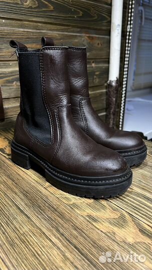 Zara ботинки челси для девочки