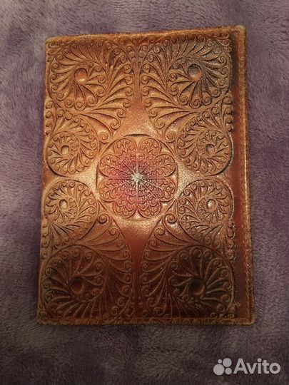 Обложка на паспорт натуральная кожа
